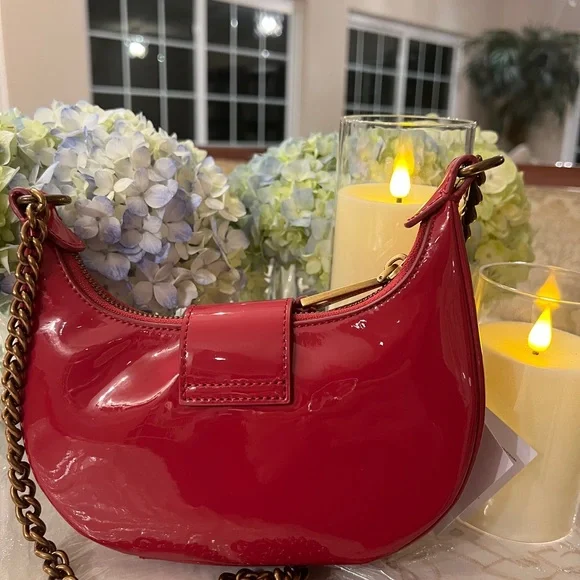 Kurt Geiger London ~ NWT Small Leather Chelsea Hobo Crossbody Bag